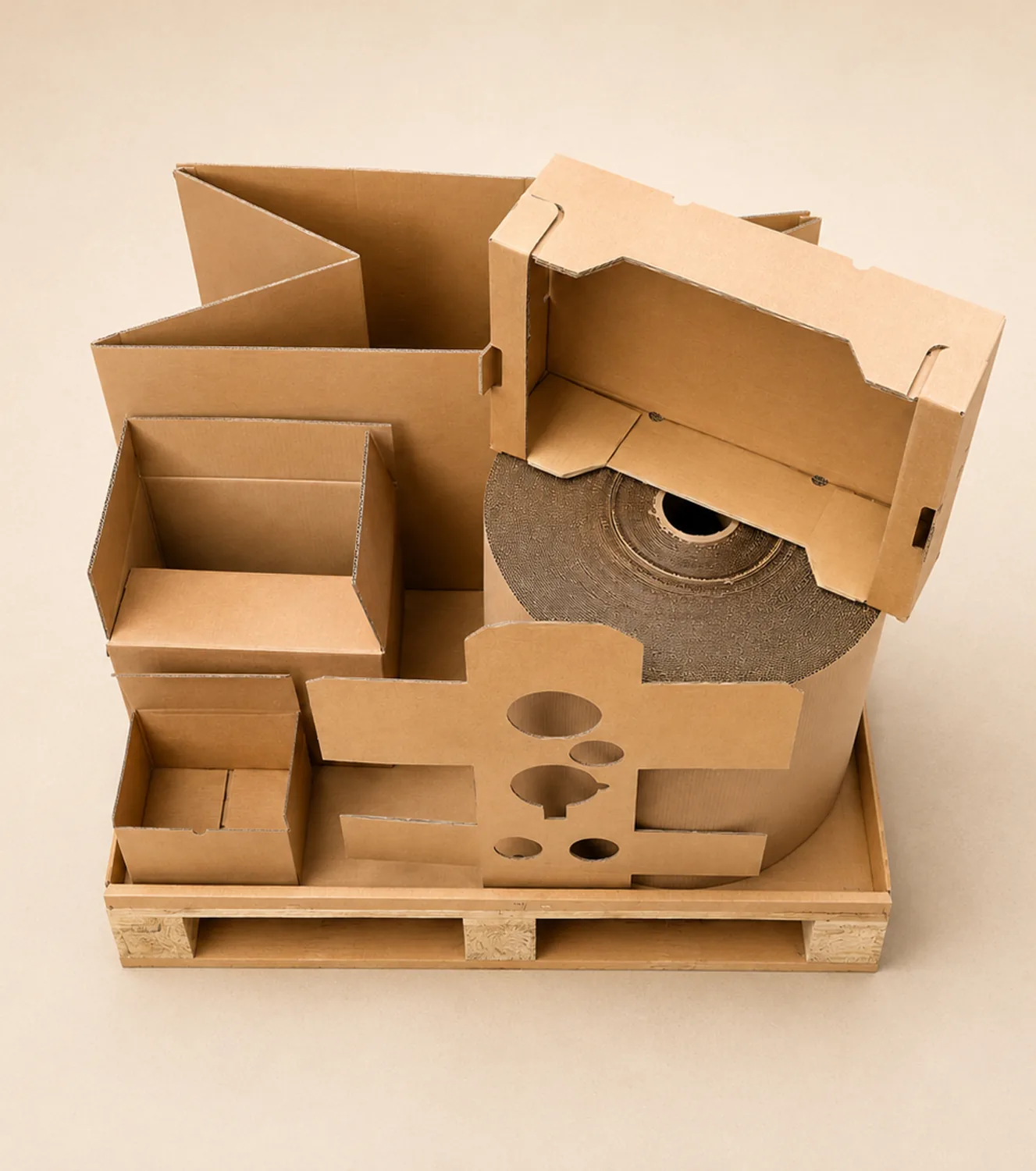 Caja de cartón ondulado a medida